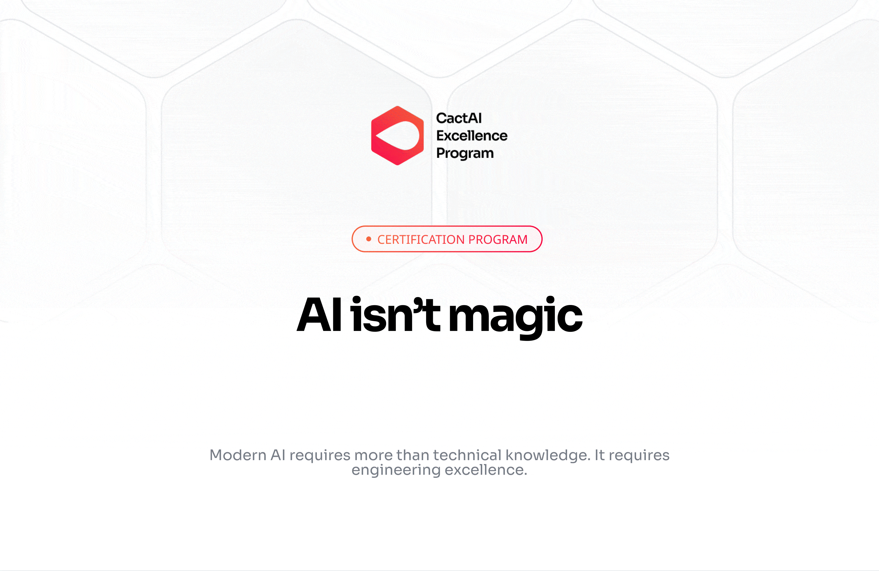 Header CactAI Excellence Program