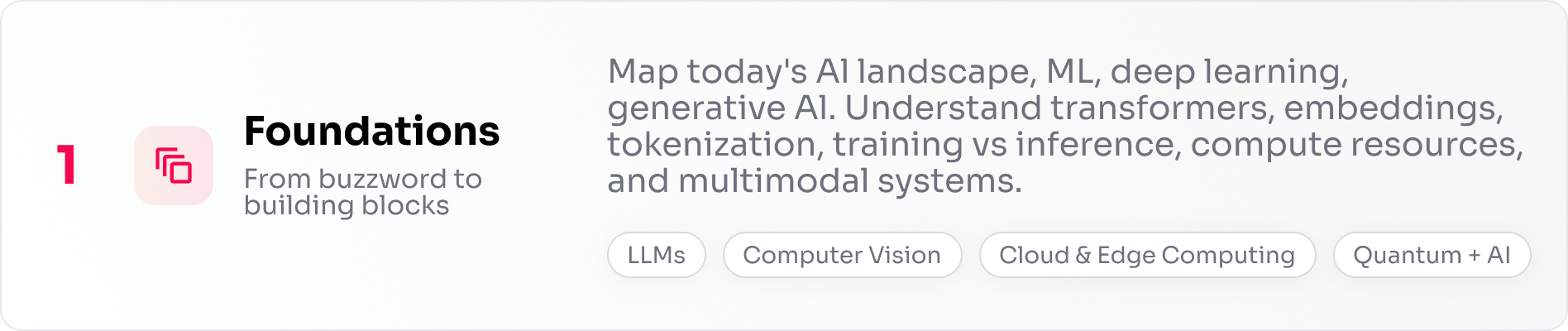 Module 1 - Foundations