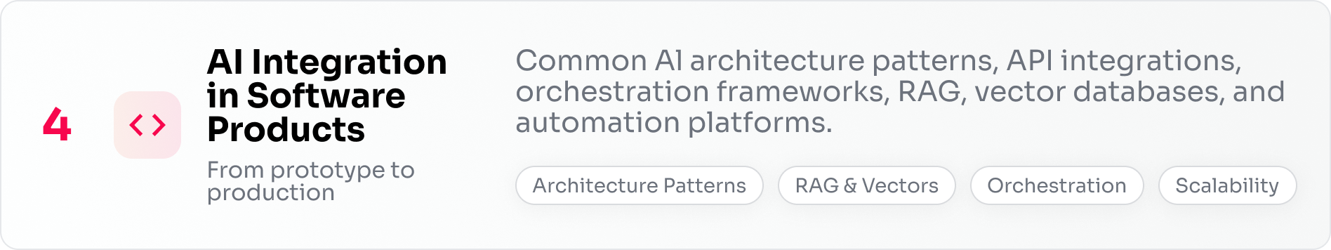 Module 4: AI Integration in Software Products